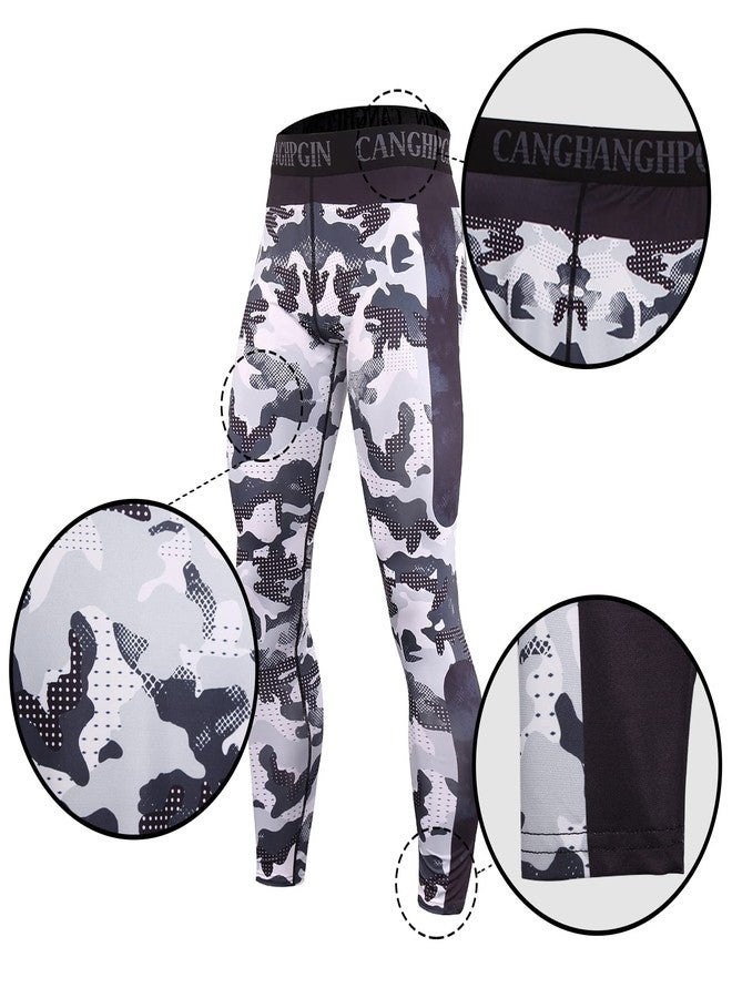 OEBLD Compression Pants Men UV Blocking Running Tights 1 or 2 Pack Gym Yoga Leggings for Athletic Workout - Image 4